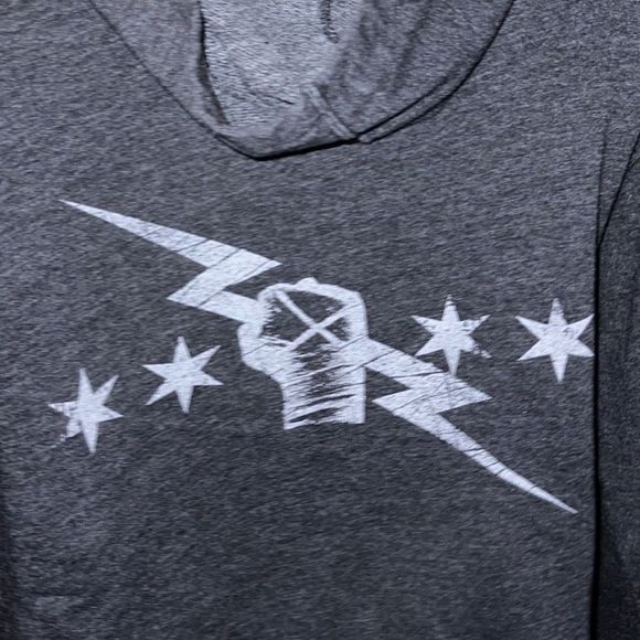 2008 CM Punk WWE Authentic Merchandise Hoodie Size Small - Picture 2 of 6